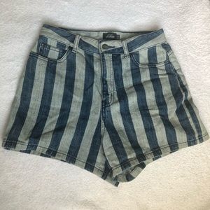 Kate Spade Saturday striped denim shorts